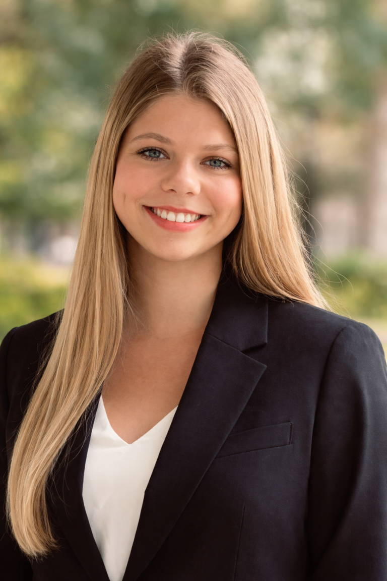 professional head shot natural background